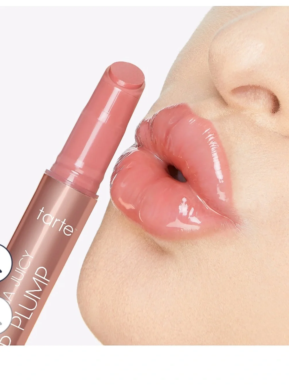 tarte Maracuja Juicy Lip Plump — warm pink
